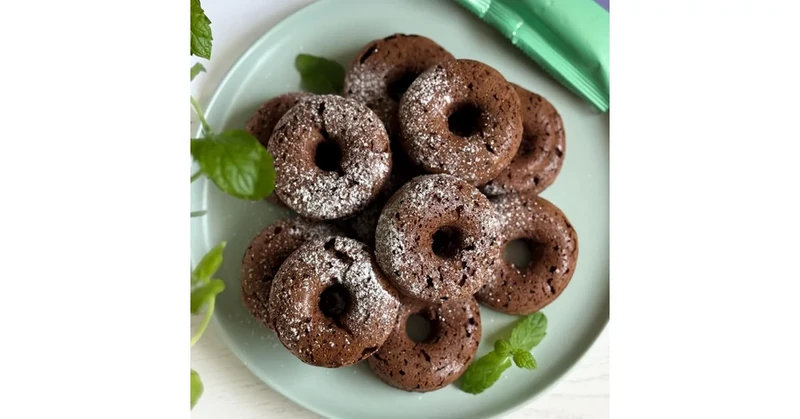 Kakao-Biskuit-Ballaststoffmix-Mini-Donuts