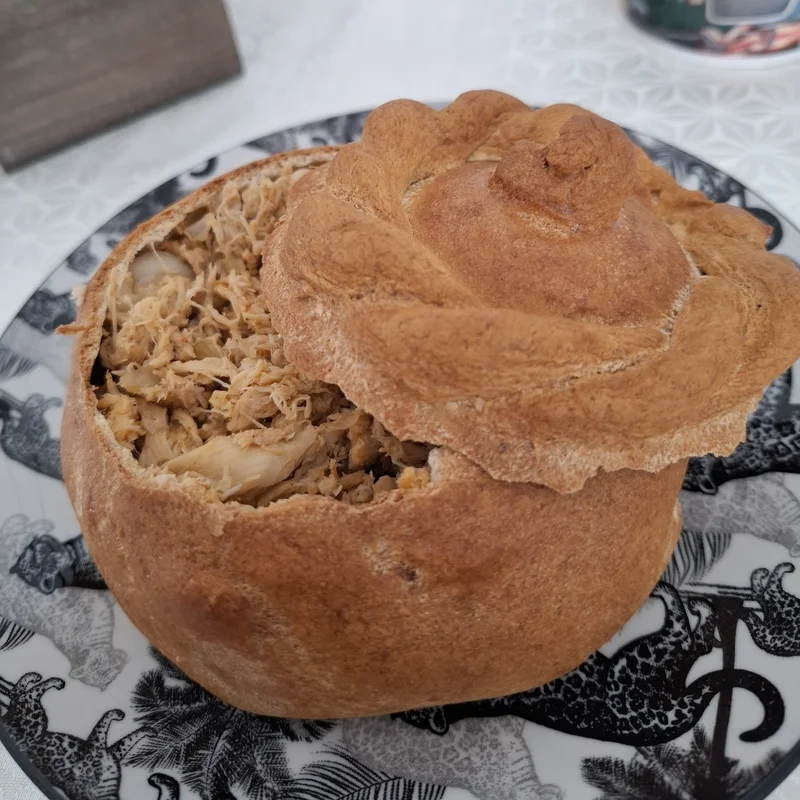 Hähnchen-„Bödön“, fertiges Gericht auf dem Hauptfoto